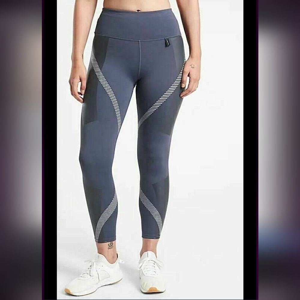 Athleta Allyson Felix The Legend Violet/ Muted Lilac Purple Legging Womens XXS